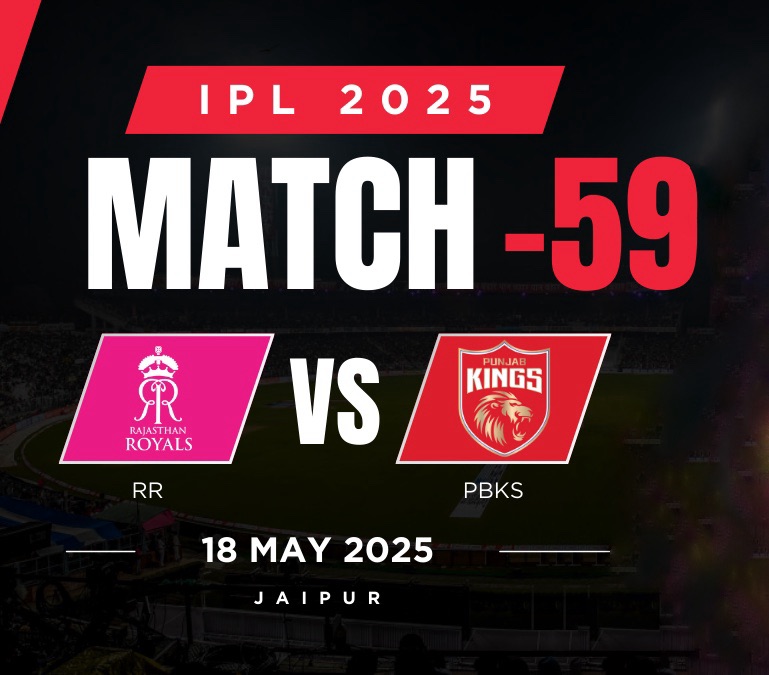 YOO ka turning point – match – 59 – PBKS vs&nbsp;RR