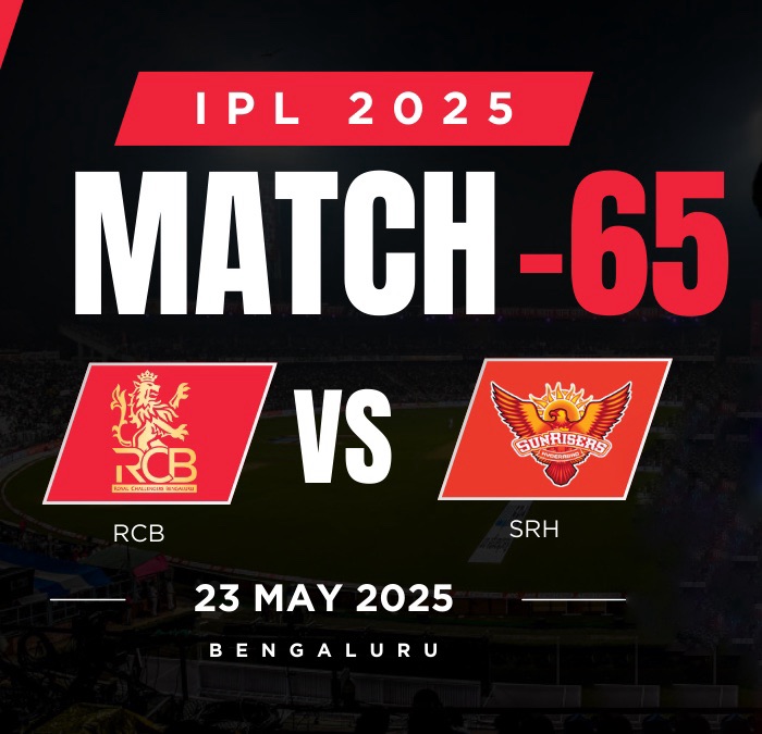 YOO ka turning point – match – 65 – SRH vs&nbsp;RCB
